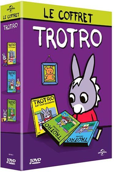 Trotro - Le coffret: Chef d'orchestre + Petit Clown + Est amoureux [DVD] - flash vidéo