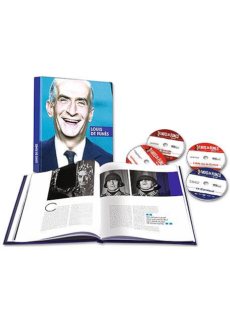 Louis de Funès - Coffret livre : La grande vadrouille + Le corniaud + La soupe aux choux + L'aile ou la cuisse [DVD]