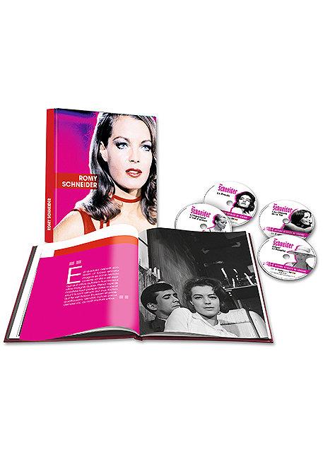 Romy Schneider - Coffret livre - Le procès + L'important c'est d'aimer + César et Rosalie + Les choses de la vie [DVD]