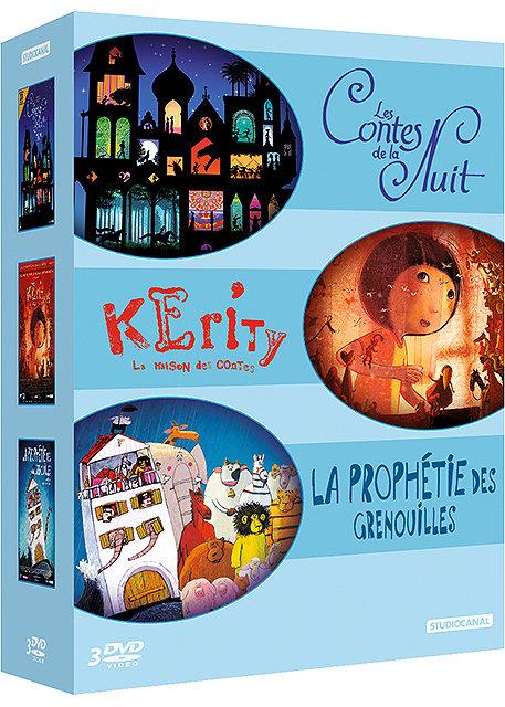 Coffret animation - Les contes de la nuit + Kerity, la maison des contes + La prophétie des grenouilles [DVD]