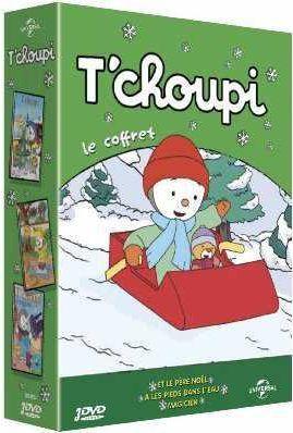 T'choupi - Le coffret - Et le Père Noël + À les pieds dans l'eau + Magicien [DVD]