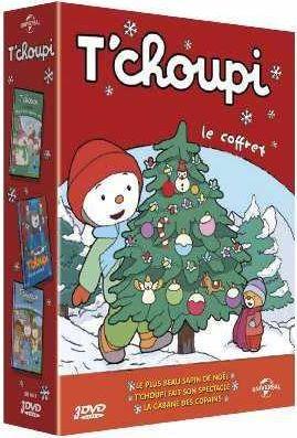T'choupi - Le coffret - Le plus beau sapin de Noël + T'choupi fait son spectacle + La cabane des copains [DVD]