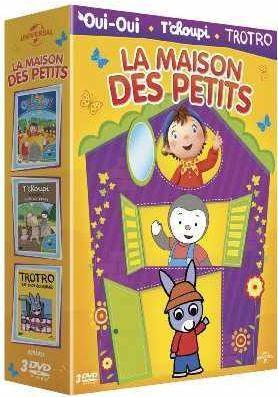La Maison des petits - Coffret - En route avec Oui-Oui + T'choupi fait du poney + Trotro est trop gourmand [DVD]