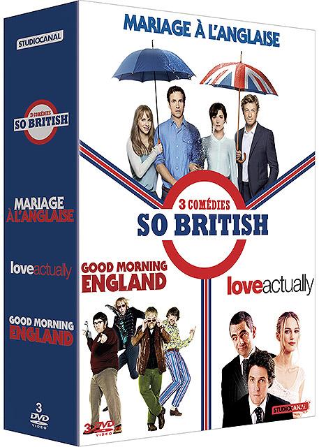 3 comédies So British : Mariage à l'anglaise + Good Morning England + Love Actually [DVD]