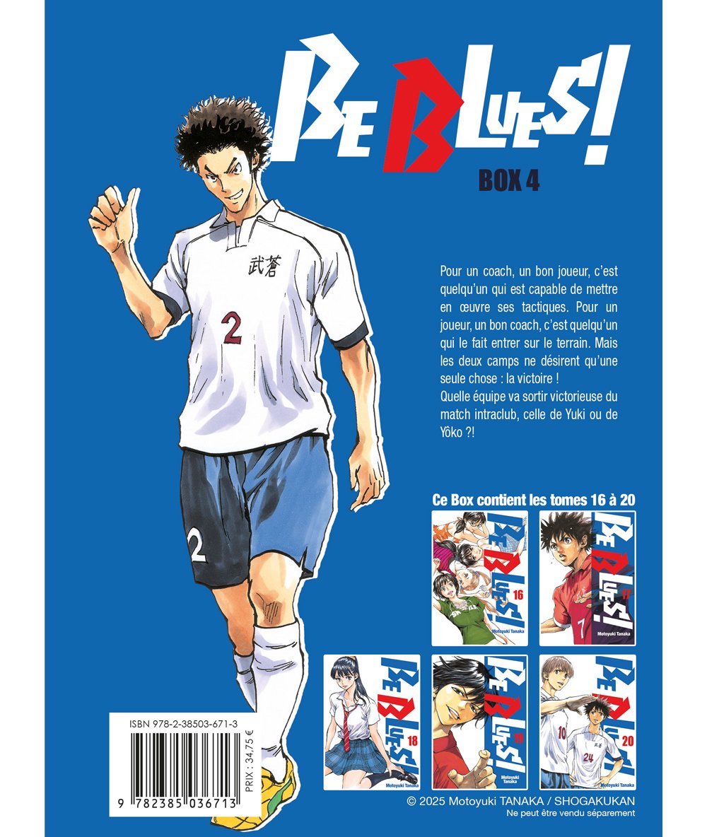 Be Blues! - Partie 4 (Tomes 16 à 20 ) - Coffret 5 mangas