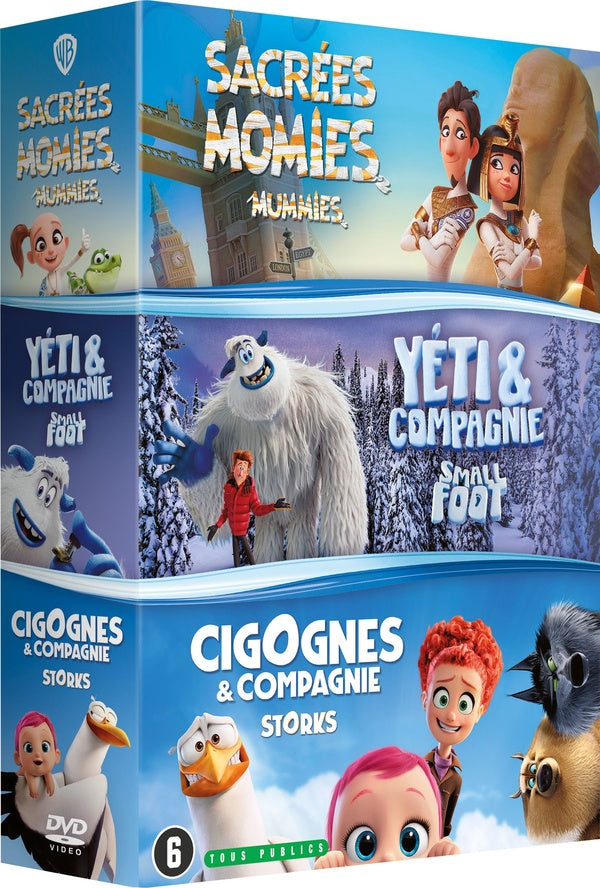 Animation - Coffret : Sacrées momies + Yéti & Compagnie + Cigognes et compagnie [DVD]