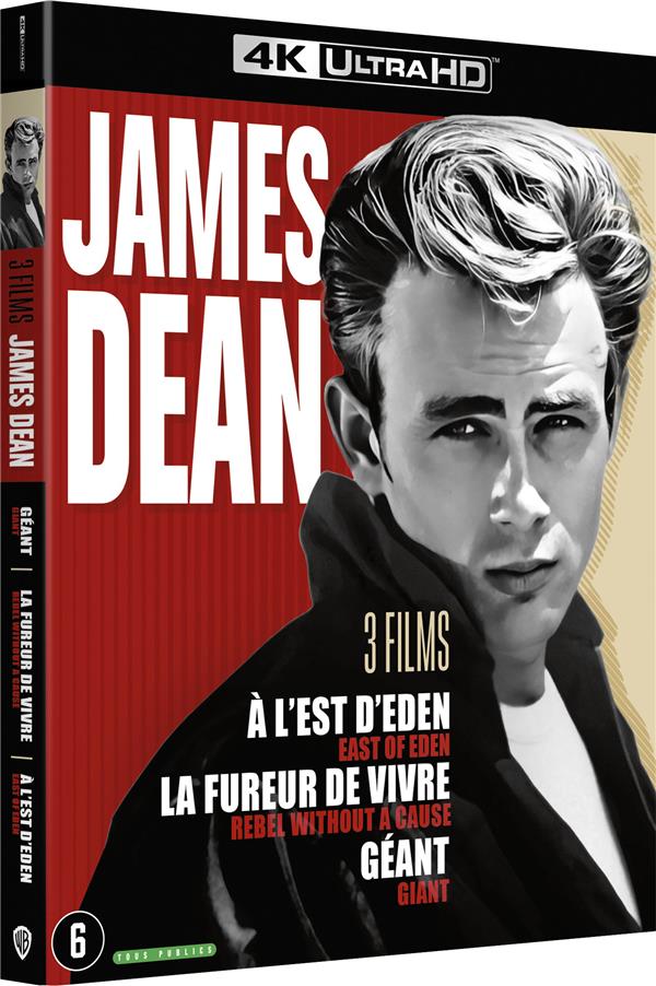 James Dean - Géant + La fureur de vivre + À l'est d'Eden [4K Ultra HD]