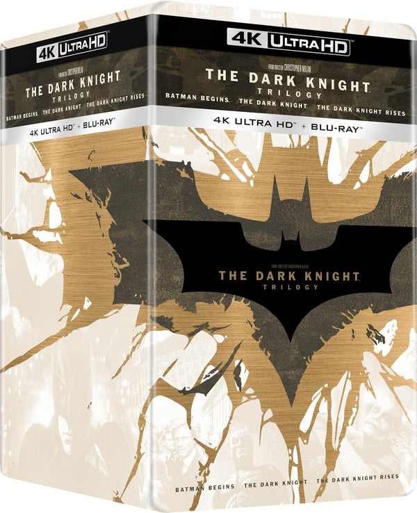 The Dark Knight Trilogy : Batman Begins + The Dark Knight + The Dark Knight Rises [4K Ultra HD]