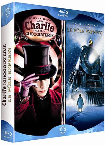 Charlie et la chocolaterie + Le Pôle Express [Blu-ray] - flash vidéo