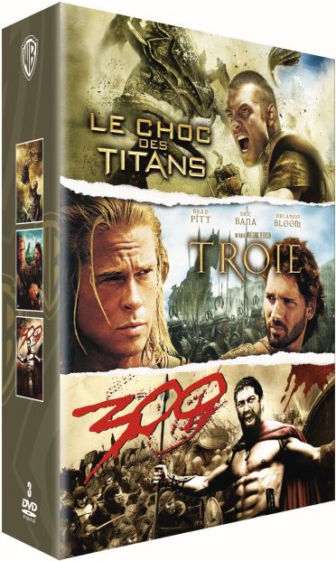 Coffret épopées : clash of titans ; 300 ; 10000 BC [DVD] - flash vidéo