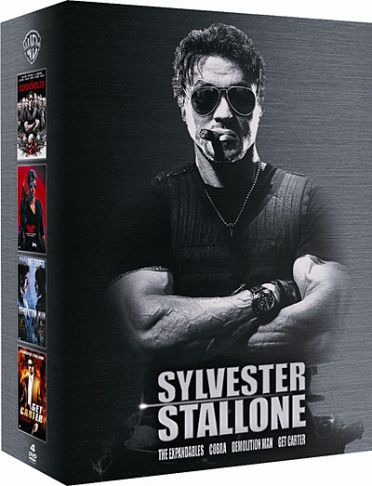 Sylvester Stallone - Coffret - The Expendables + Cobra + Demolition Man + Get Carter [DVD] - flash vidéo