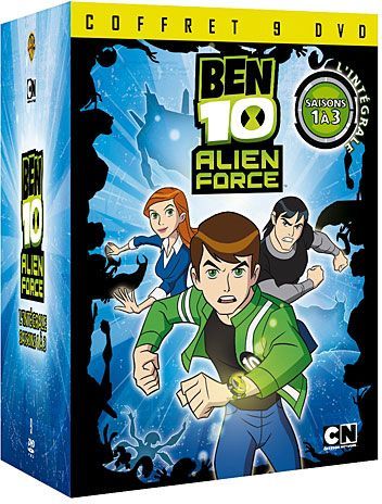 Ben 10 Alien Force - L'intégrale saisons 1 à 3 [DVD] - flash vidéo