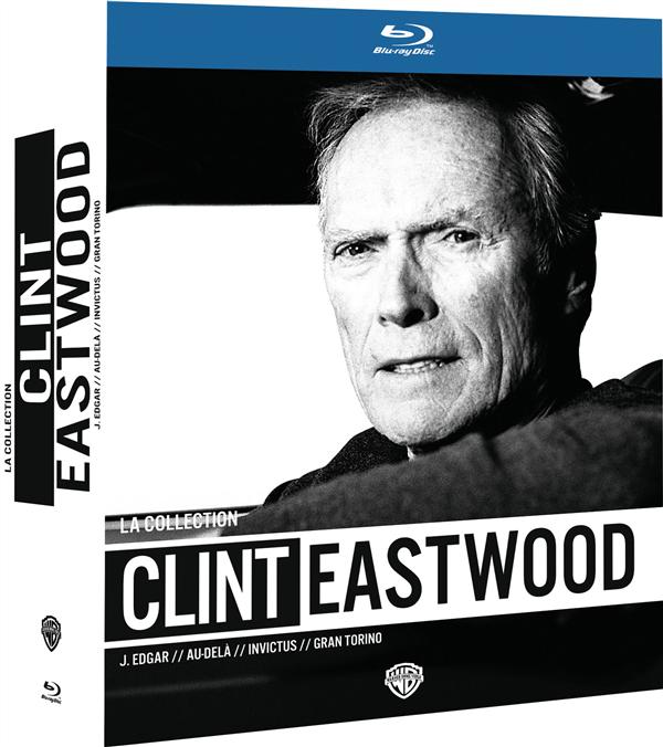 La Collection Clint Eastwood : J. Edgar + Au-delà + Invictus + Gran Torino [Blu-ray] - flash vidéo