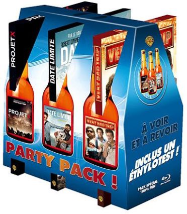 Party Pack ! - Coffret - Projet X + Very Bad Trip + Date limite [Blu-ray] - flash vidéo
