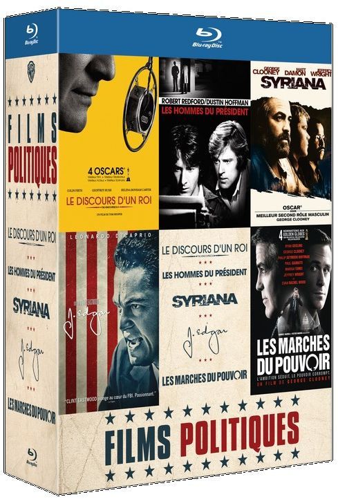 Coffret politique - 5 Blu-ray [Blu-ray] - flash vidéo