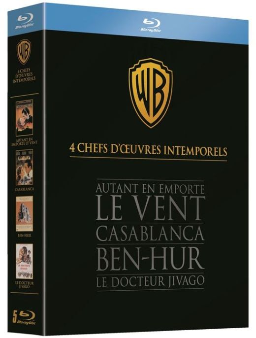 4 chefs-d'oeuvre intemporels - Coffret [Blu-ray] - flash vidéo