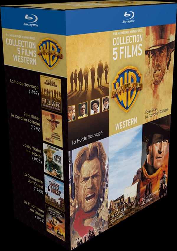 90 ans Warner - Coffret 5 films - Western [Blu-ray] - flash vidéo