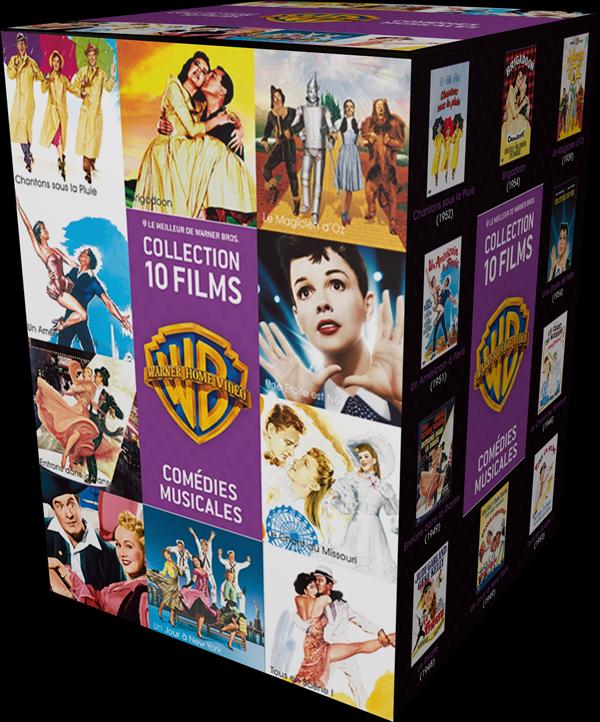 90 ans Warner - Coffret 10 films - Comédies musicales [DVD] - flash vidéo