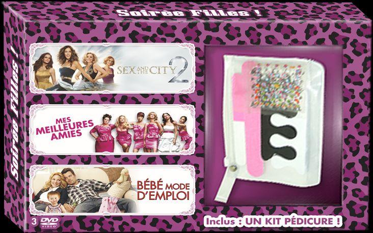 Soirée filles - Sex and the City 2 + Bébé mode d'emploi + Mes meilleures amies [DVD] - flash vidéo