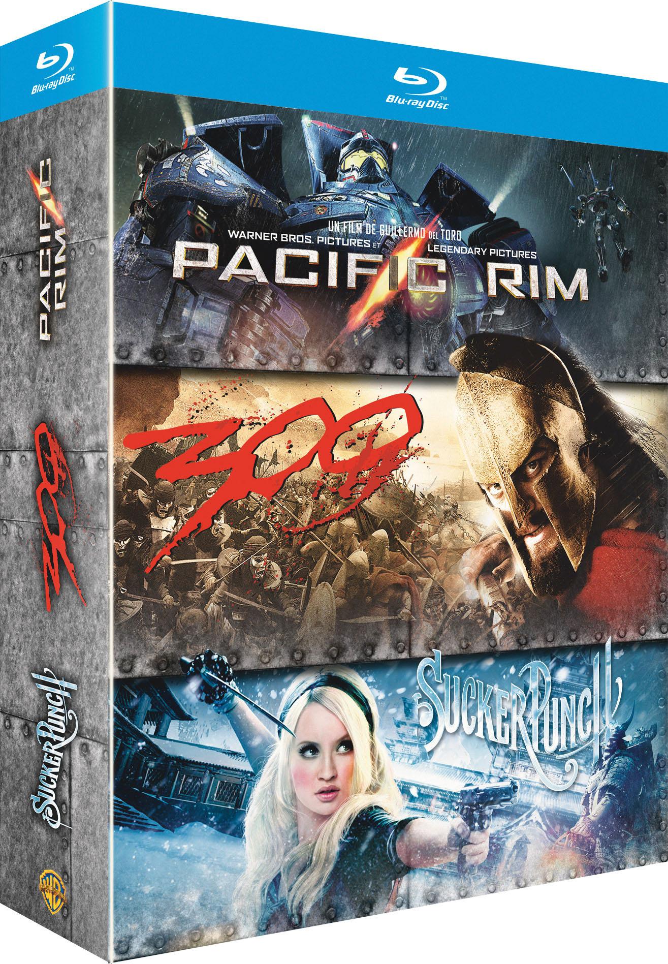 Pacific Rim + Sucker Punch + 300 [Blu-ray]