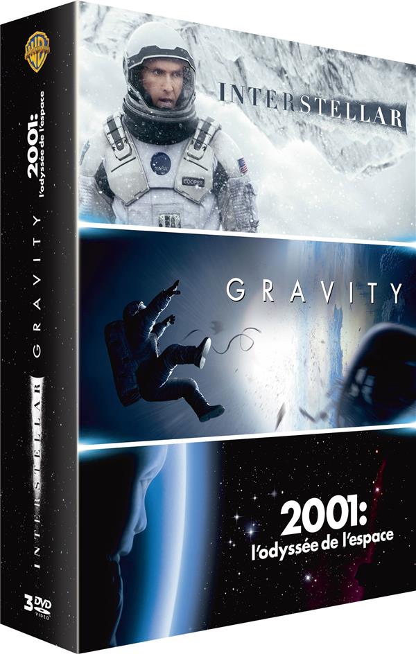 Interstellar + Gravity + 2001, l'odyssée de l'espace [DVD]