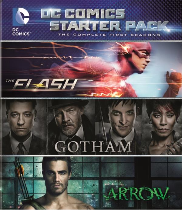 Coffret découverte DC Comics, l'intégrale des premières saisons : Flash + Gotham + Arrow [DVD]