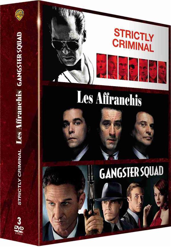 Coffret Gangster : Strictly Criminal + Les affranchis + Gangster Squad [DVD] - flash vidéo