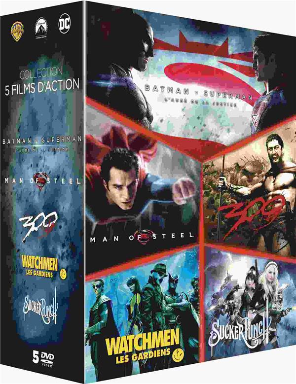 Le Meilleur de Zack Snyder : Batman v Superman, l'aube de la justice + Man of Steel + 300 + Watchmen, les Gardiens + Sucker Punch [DVD]