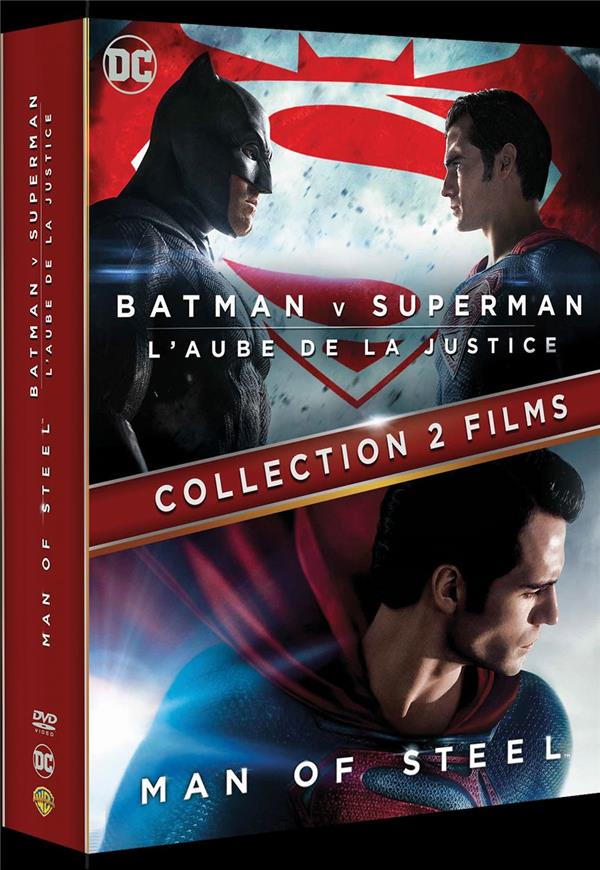 Collection 2 films : Batman v Superman : L'aube de la justice + Man of Steel [DVD]