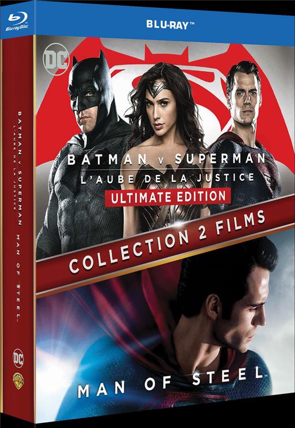 Collection 2 films : Batman v Superman : L'aube de la justice + Man of Steel [Blu-ray] - flash vidéo