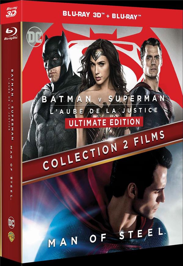 Collection 2 films : Batman v Superman : L'aube de la justice + Man of Steel [Blu-ray 3D] - flash vidéo