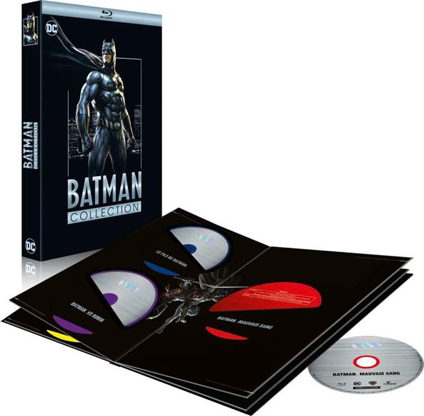 Batman Collection : The Dark Knight parties 1 & 2 + Year One + The Killing Joke + Le fils de Batman + Batman vs. Robin + Mauvais sang [Blu-ray] - flash vidéo
