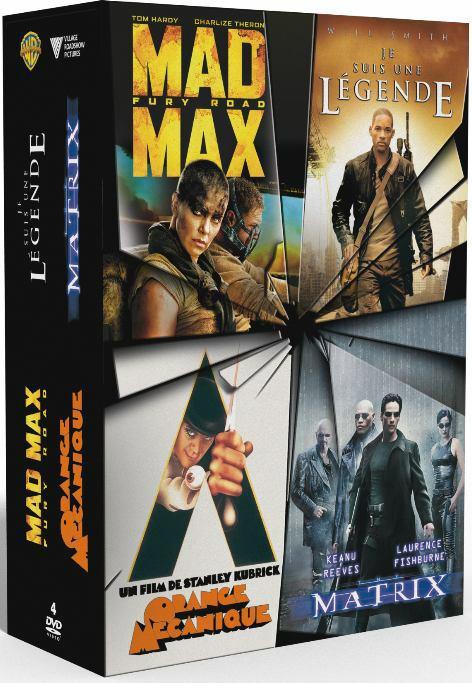 Mad Max : Fury Road + Matrix + Je suis une légende + Orange mécanique [DVD]