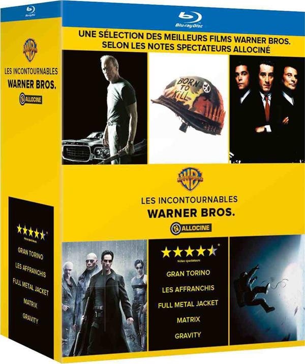 Allociné - Top 5 des films Warner : Full Metal Jacket + Gravity + Gran Torino + Les affranchis + Matrix [Blu-ray] - flash vidéo