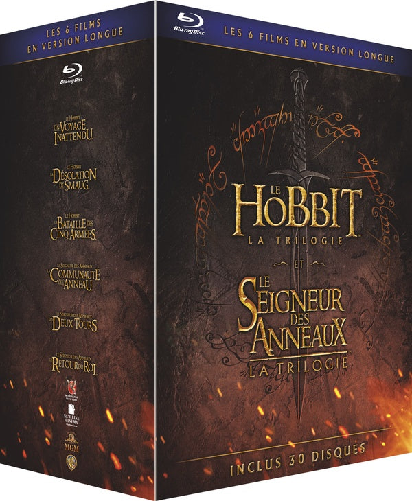 Le Hobbit et Le Seigneur des Anneaux, les trilogies [Blu-ray]
