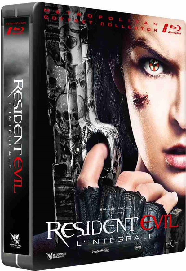 Resident Evil : L'intégrale : Resident Evil + Resident Evil : Apocalypse + Resident Evil : Extinction + Resident Evil : Afterlife + Resident Evil : Retribution + Resident Evil : Chapitre final [Blu-ray]