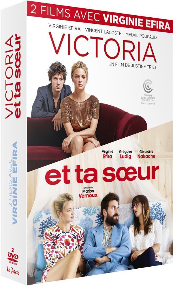 2 films avec Virginie Efira : Victoria + Et ta soeur [DVD]