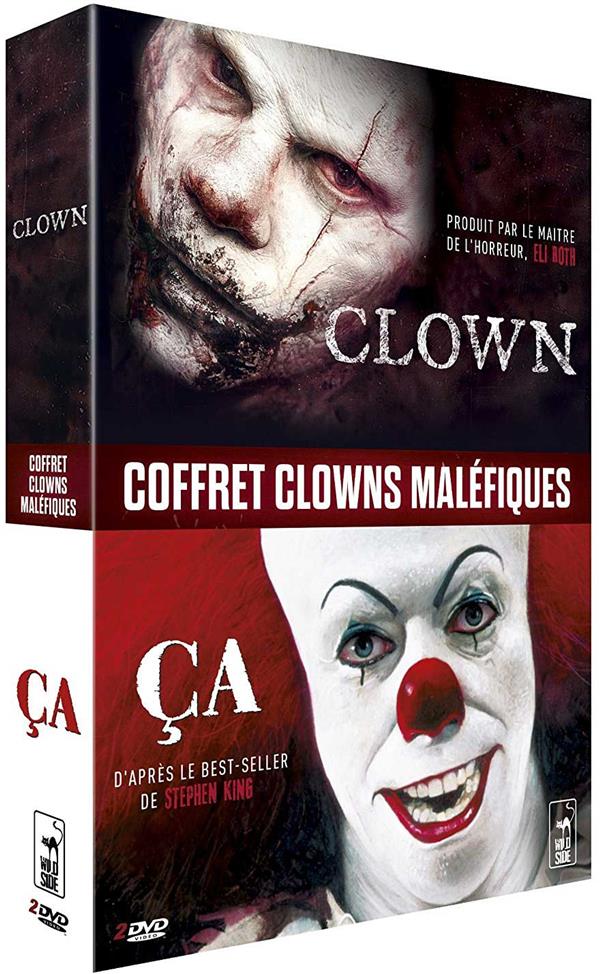 Clowns maléfiques - Coffret : Clown + Ça [DVD]