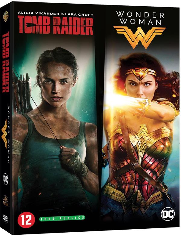 Coffret Tomb Raider (2018) + Wonder Woman - Collection de 2 films [DVD]
