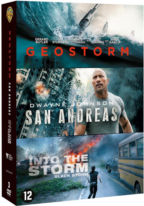 Coffret "Catastrophes naturelles" : Geostorm + San Andreas + Blackstorm [DVD]