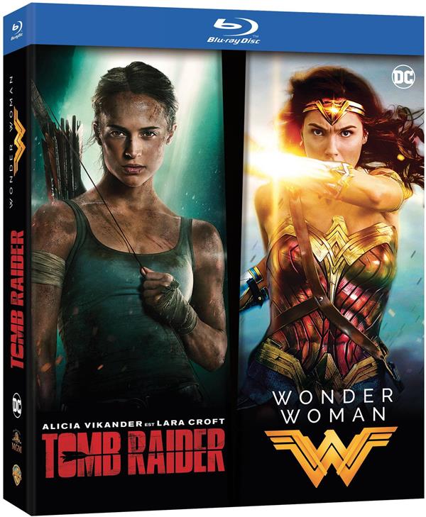 Coffret Tomb Raider (2018) + Wonder Woman - Collection de 2 films [Blu-ray] - flash vidéo