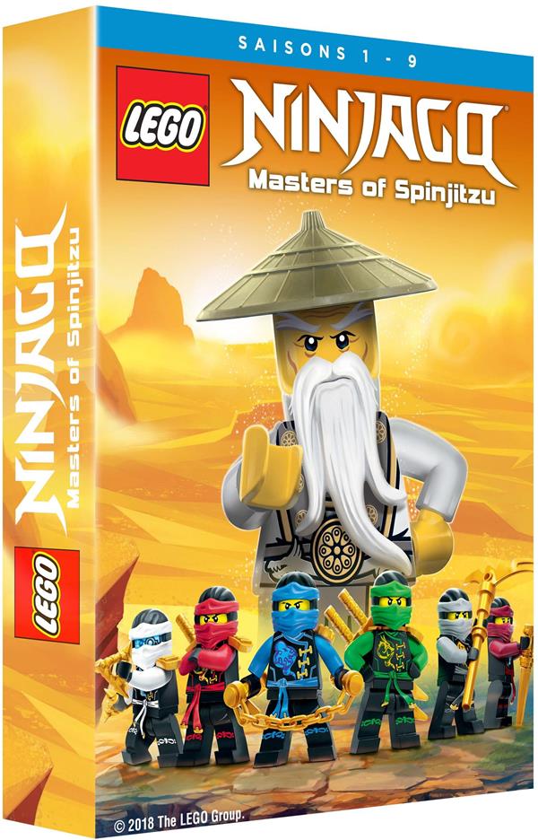 Coffret Lego ninjago, saisons 1 à 8 [DVD] - flash vidéo