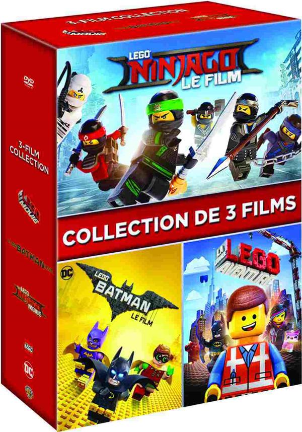 Les films Lego - L'intégrale 3 films : Lego Batman, le film + La Grande Aventure Lego + Lego Ninjago, le film [DVD] - flash vidéo