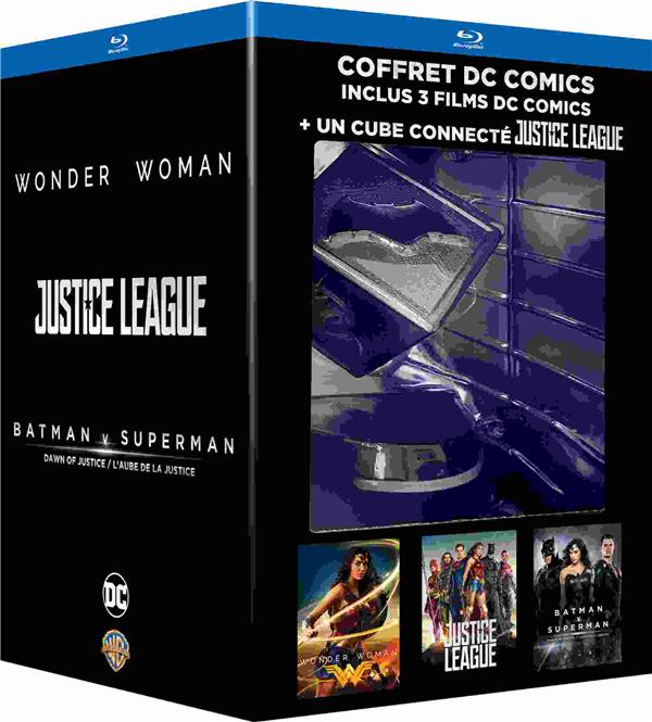 DC Universe - Coffret 3 films : Justice League + Wonder Woman + Batman v Superman : L'aube de la justice [Blu-ray] - flash vidéo