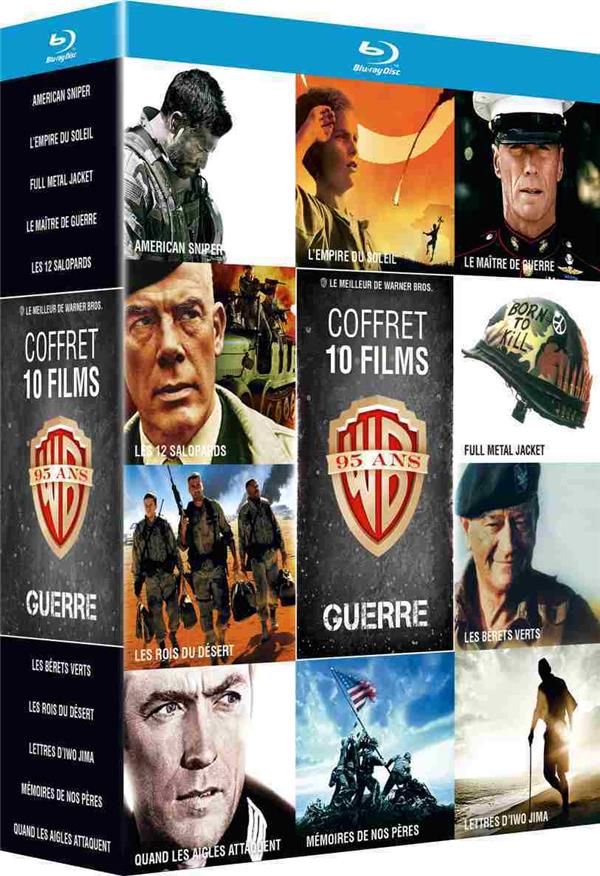 Collection de 10 films de guerre Warner [Blu-ray] - flash vidéo