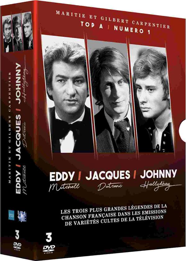 Numéro 1 - Coffret : Johnny Hallyday + Eddy Mitchell + Jacques Dutronc [DVD]