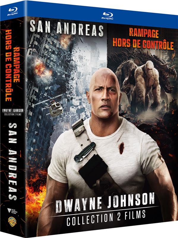 Coffret Dwayne Johnson : Rampage - Hors de contrôle + San Andreas [Blu-ray]