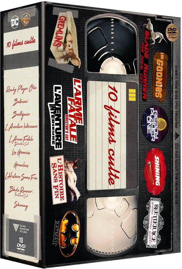 Coffret 10 films cultes [DVD] - flash vidéo