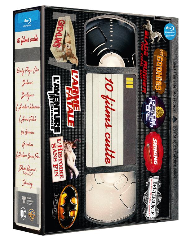 Coffret 10 films cultes [Blu-ray] - flash vidéo