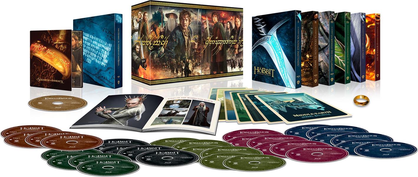 La Terre du Milieu - Coffret trilogie Le Hobbit + trilogie Le Seigneur des Anneaux [4K Ultra HD]
